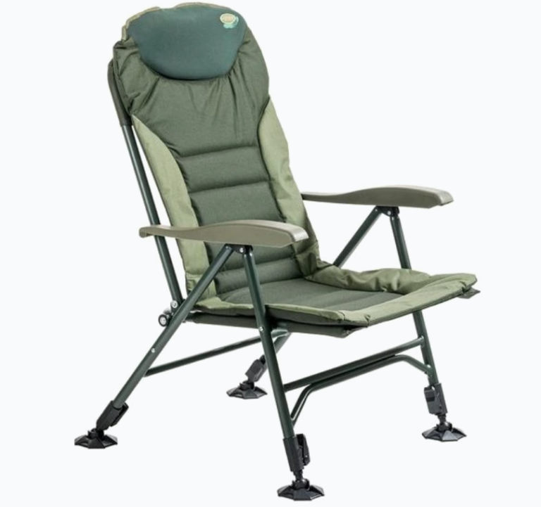 Rybářská stolička s výhledem: Skládací židle s vyvýšeným sedadlem pro lepší pozorování