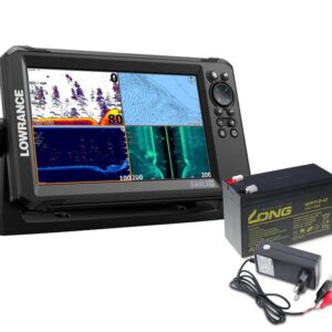 Lowrance Echolot Eagle 9 se sondou Tripleshot HD + baterie + nabíječka ZDARMA