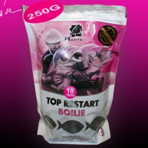 LK Baits Boilie Top ReStart Black Protein 18mm 250g