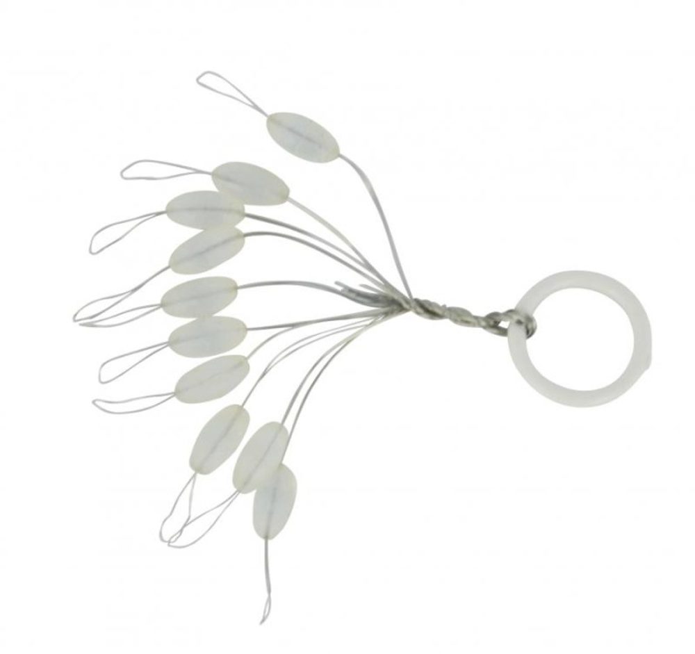 Black Cat Zarážky silicon stopper čirá 10ks - Oval 7 mm Black Cat Zarážky silicon stopper čirá 10ks - Oval 7 mm