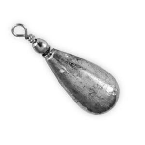 Delphin Olovo Hruška s obratlíkem Leads 5ks - 3g