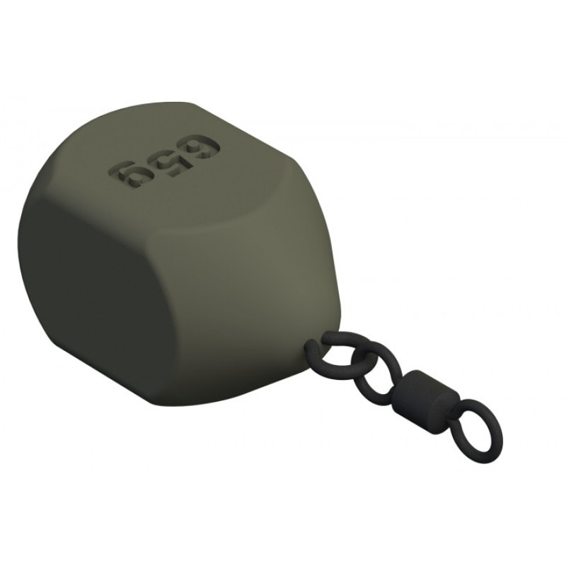 Suretti Zátěž Cube s očkem a obratlíkem - 90g Suretti Zátěž Cube s očkem a obratlíkem - 90g