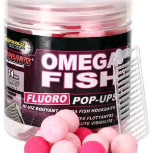 Starbaits Plovoucí boilies Fluo Omega Fish 80g - 14mm