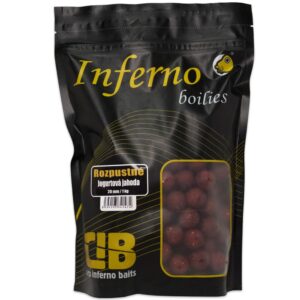 Carp Inferno Rozpustné Boilies Nutra Line Jogurtová Jahoda - 20mm 1kg