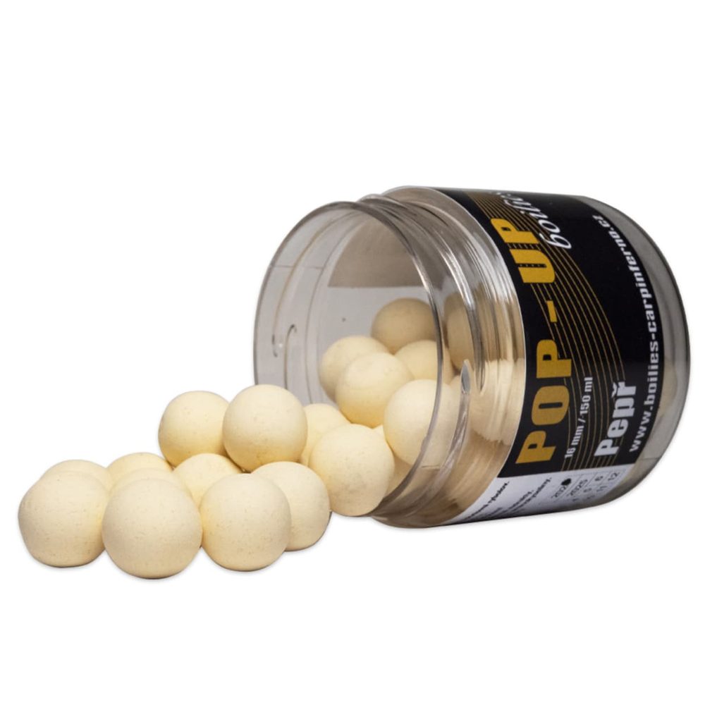 Carp Inferno Pop-up Boilies 16mm 150ml - Pepř Carp Inferno Pop-up Boilies 16mm 150ml - Pepř