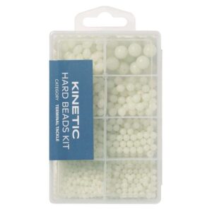 Kinetic Luminiscenční korálky Hard Beads Kit - White Glow