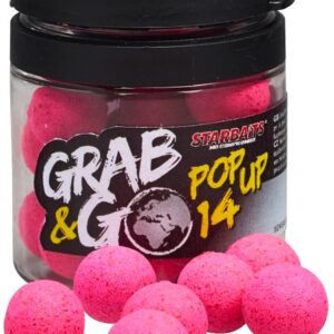 Starbaits Pop-up G&G Global 14mm 20g - Strawberry jam