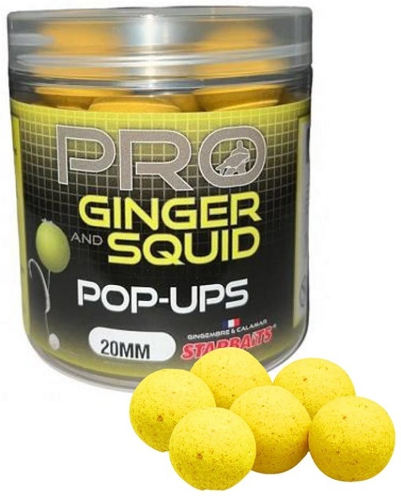 Starbaits Plovoucí Boilie Pro Ginger Squid 80g - 20mm Starbaits Plovoucí Boilie Pro Ginger Squid 80g - 20mm