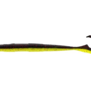 Westin Umělá plovoucí nástraha červ Swimming Worm Black/Chartreuse - 13cm / 5g / 5ks