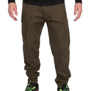 Fox Kalhoty Collection LW Cargo Trousers Green & Black - XXXL