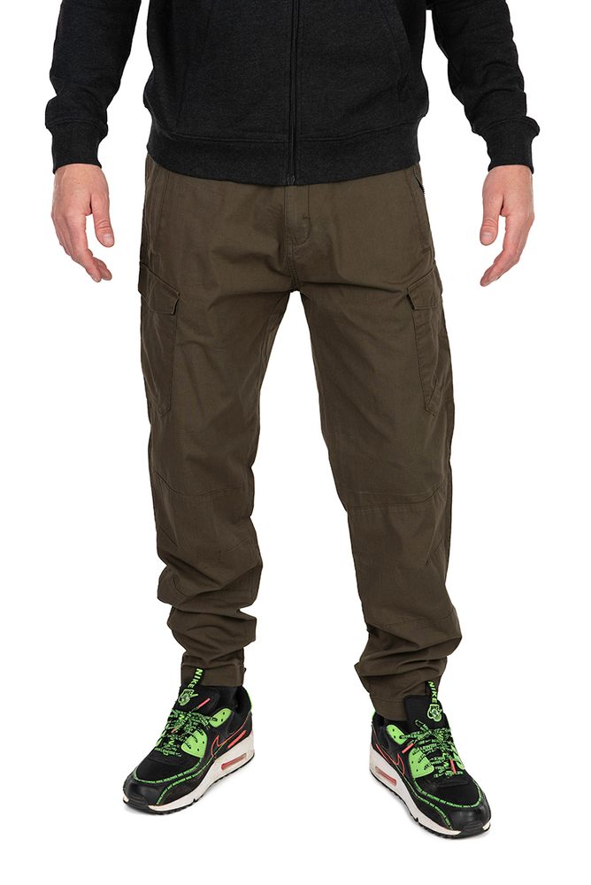 Fox Kalhoty Collection LW Cargo Trousers Green & Black - XXXL Fox Kalhoty Collection LW Cargo Trousers Green & Black - XXXL