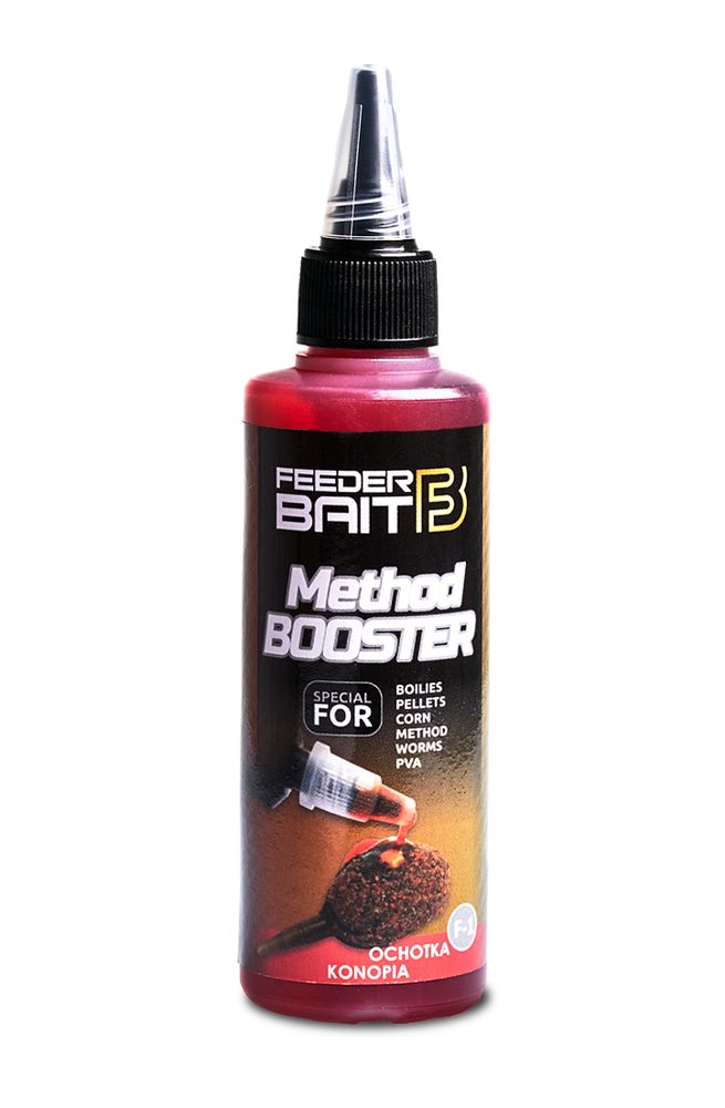 FeederBait Method Booster 100ml - F1- Patentka/Konopí FeederBait Method Booster 100ml - F1- Patentka/Konopí