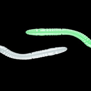 Libra Lures Fatty D’Worm Glow UV green - D’Worm Tournament 5