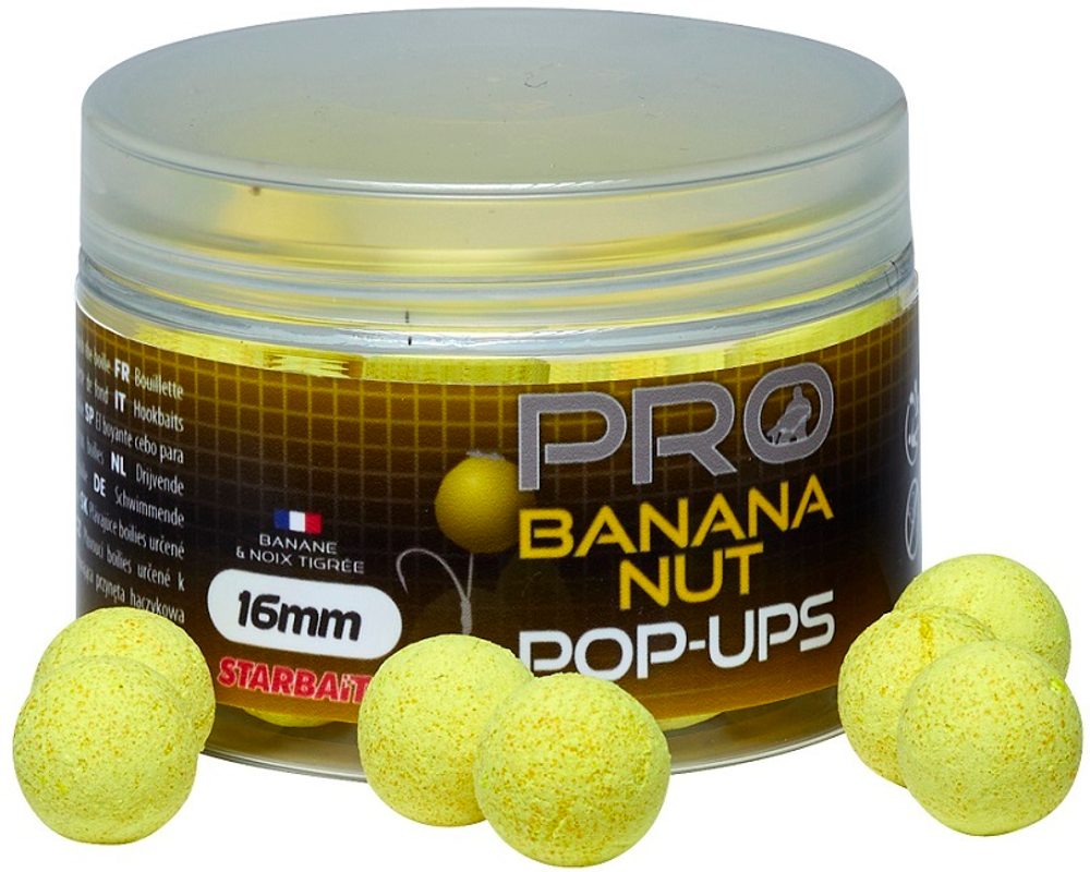 Starbaits Boilies Pop Up Pro Banana Nut 50g - 16mm Starbaits Boilies Pop Up Pro Banana Nut 50g - 16mm