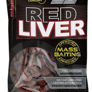 Starbaits Boilies Mass Baiting Red Liver 3kg - 20mm