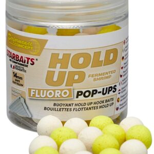 Starbaits Plovoucí boilies Pop Up Bright Hold Up Fermented Shrimp 50g - 12mm