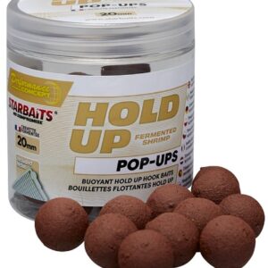 Starbaits Plovoucí boilies Pop Up Hold Up Fermented Shrimp 50g - 12mm