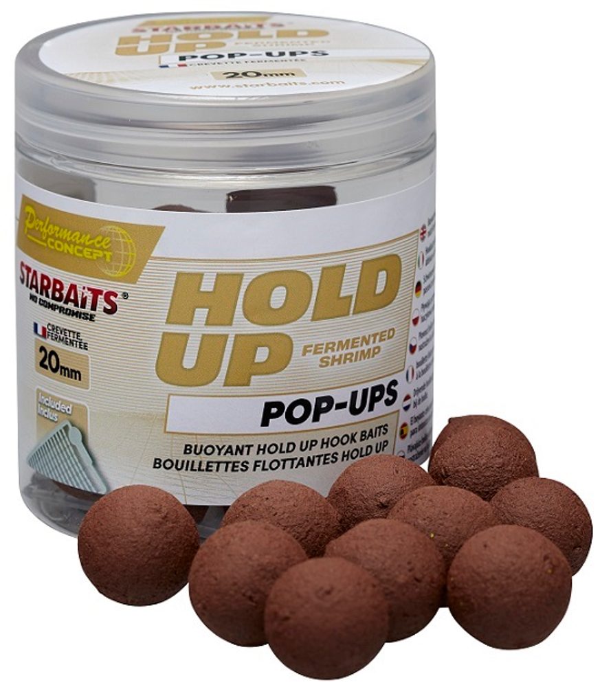 Starbaits Plovoucí boilies Pop Up Hold Up Fermented Shrimp 50g - 16mm Starbaits Plovoucí boilies Pop Up Hold Up Fermented Shrimp 50g - 16mm