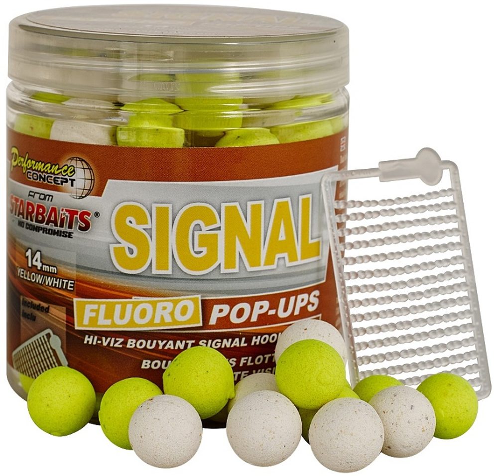 Starbaits Plovoucí boilies Pop Up Bright Signal 50g - 16mm Starbaits Plovoucí boilies Pop Up Bright Signal 50g - 16mm