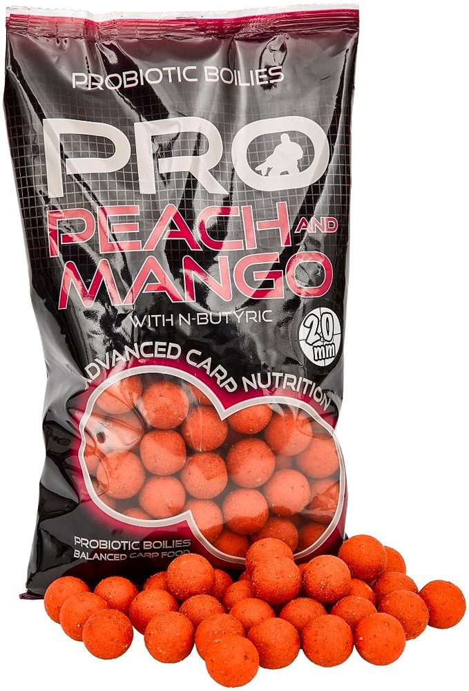 Starbaits Boilies Pro Peach & Mango 800g - 24mm Starbaits Boilies Pro Peach & Mango 800g - 24mm