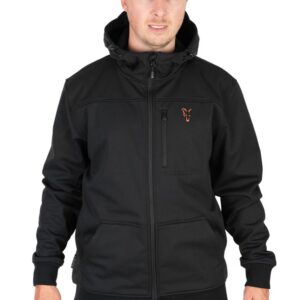 Fox Bunda Collection Soft Shell Jacket Black & Orange - XXXL