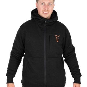 Fox Bunda Collection Sherpa Jacket Black & Orange - XXXL