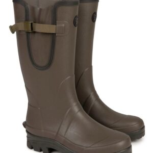 Fox Holínky Neoprene lined Camo/Khaki Rubber Boot - 46