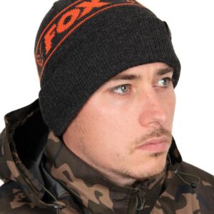 Fox Zimní čepice Collection Beanie Hat Black & Orange