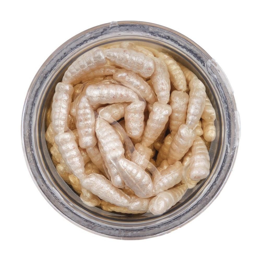 Berkley Červi Gulp! Alive! Waxies - White Berkley Červi Gulp! Alive! Waxies - White