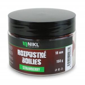 Nikl Rozpustné boilies Strawberry 150g - 24mm