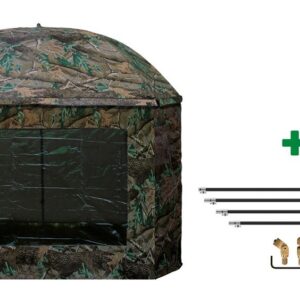 Suretti Deštník s bočnicí Full Cover 2man Camo 3