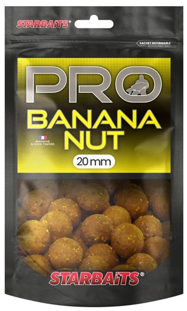 Starbaits Boilies Pro Banana Nut 200g - 20mm Starbaits Boilies Pro Banana Nut 200g - 20mm