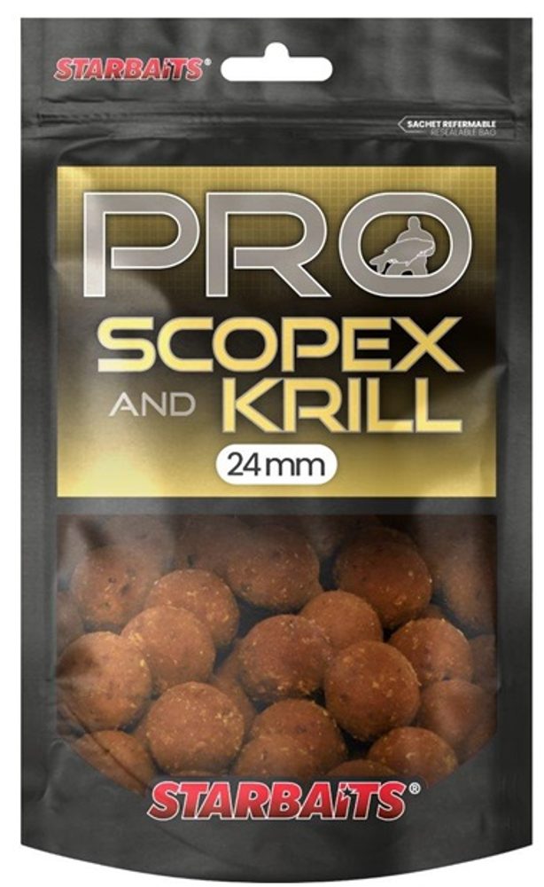 Starbaits Boilies Pro Scopex Krill 200g - 24mm Starbaits Boilies Pro Scopex Krill 200g - 24mm