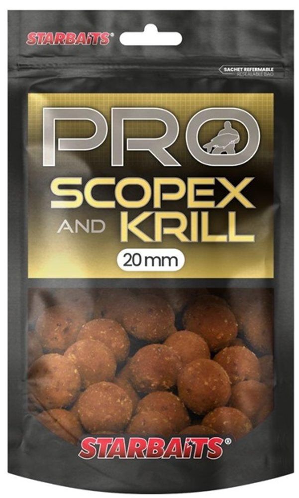 Starbaits Boilies Pro Scopex Krill 200g - 20mm Starbaits Boilies Pro Scopex Krill 200g - 20mm