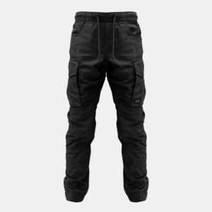 KUMU Lehké kalhoty Utility Cargos černé - XL