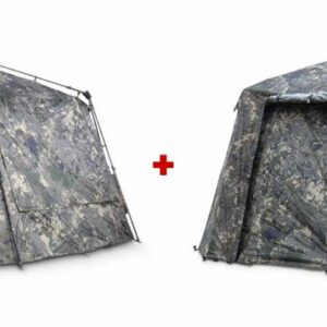 Nash Bivak Bank Life Blockhouse Camo Pro + Zimní přehoz