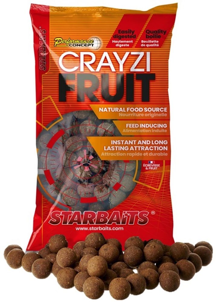 Starbaits Boilies Crayzi Fruit 800g - 24mm Starbaits Boilies Crayzi Fruit 800g - 24mm