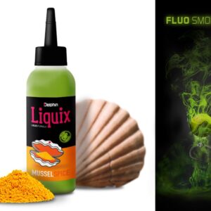 Delphin Fluo dip D Snax LiquiX 100ml - Mušle - Koření