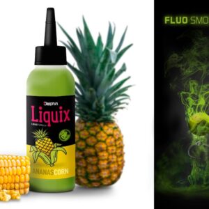 Delphin Fluo dip D Snax LiquiX 100ml - Kukuřice - Ananas