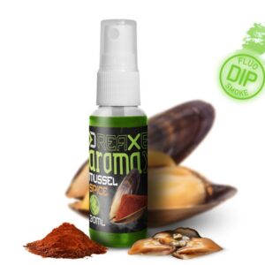 Delphin Dipovací sprej AromaX 30ml - Mušle - Koření/fluo zelená