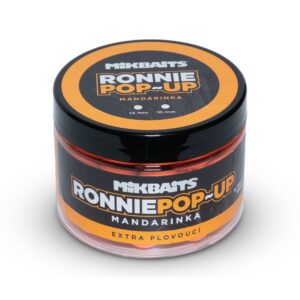 Mikbaits Plovoucí boilie Ronnie pop-up Mandarinka 150ml - 14mm