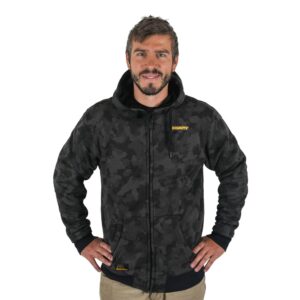 Mikbaits Bunda se zipem Black Camou Sherpa černá - M