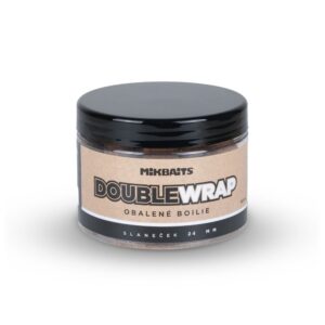 Mikbaits Boilie ManiaQ Double Wrap Slaneček 500ml - 24mm