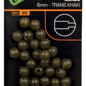 Fox Gumové korálky Edges Tapered Bore Beads 6mm 30ks