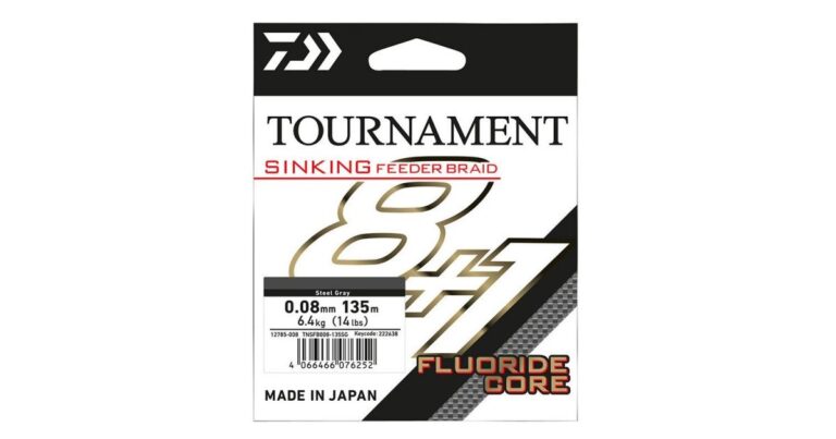 Daiwa Splétaná Šňůra Tournament Sinking Feeder Braid Grey 8+1 135 m recenze, kde koupit nejlevněji