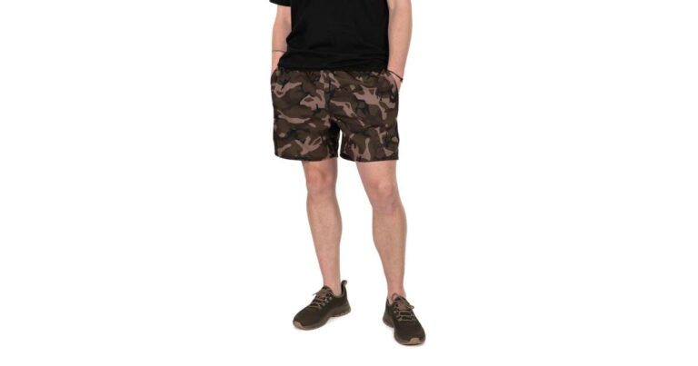 Fox Koupací Kraťasy Black Camo LW Swim Shorts recenze, kde koupit nejlevněji