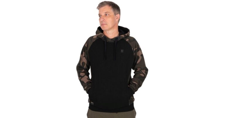 Fox Mikina Black/Camo Pullover Premium 310 Hoodie recenze, kde koupit nejlevněji