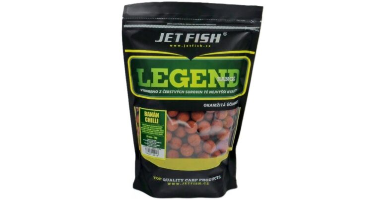Jet Fish Boilie Legend Range Banán Chilli recenze, kde koupit nejlevněji