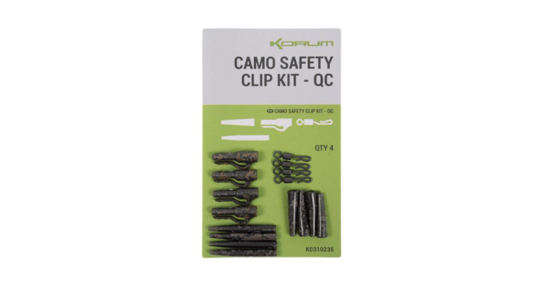 Korum Závěsky Camo Safety Clip Kit QC 4 ks recenze, kde koupit nejlevněji