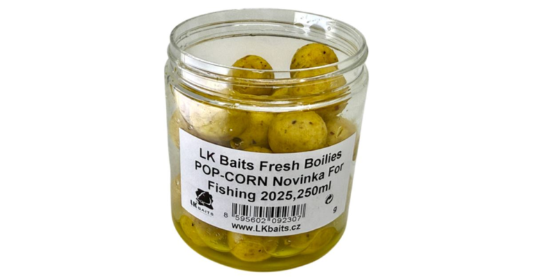 LK Baits Fresh Boilie Popcorn 18 mm 250 ml recenze, kde koupit nejlevněji